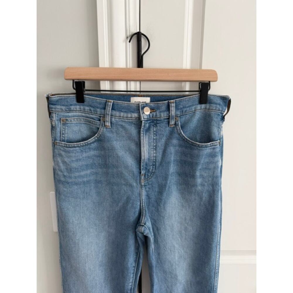 Everlane NWOT High-Rise Cigarette Jeans Medium Blue Size 30R - Picture 4 of 10